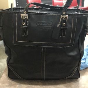 Coach black shoulder  bag